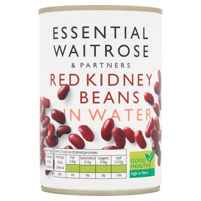 Waitrose Essential Red Kidney Beans in Water, 400g