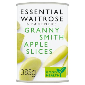 Waitrose Essential Granny Smith Apple Slices 385g