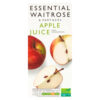 Waitrose  Essential Pure Apple Juice     1 litre