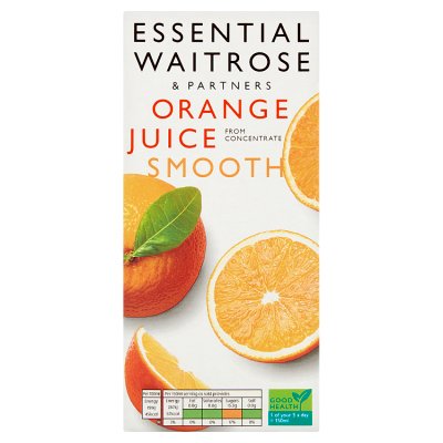 Waitrose Essential Pure Orange Juice   1 litre