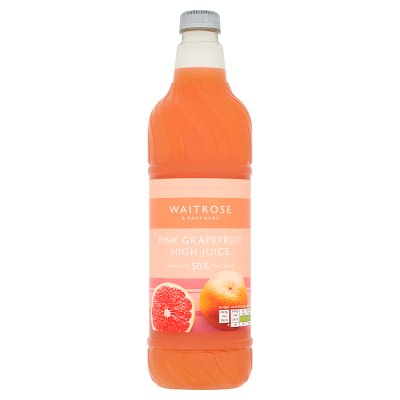 Waitrose Pink Grapefruit High Juice, 1L