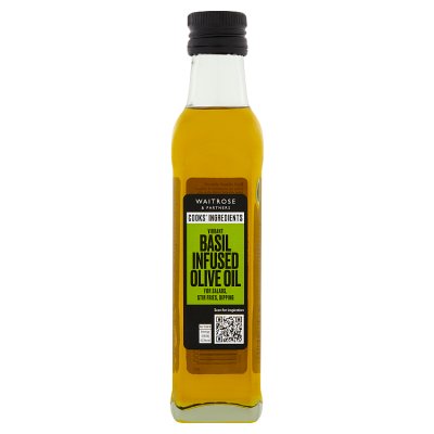 Waitrose Basil Infused Olive Oil, 250ml