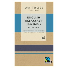 Waitrose English Breakfast 50 Tea Bags