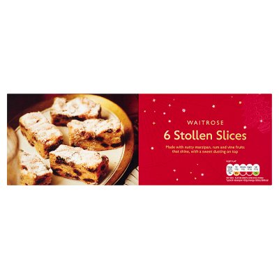 Waitrose Christmas 6 Stollen Slices