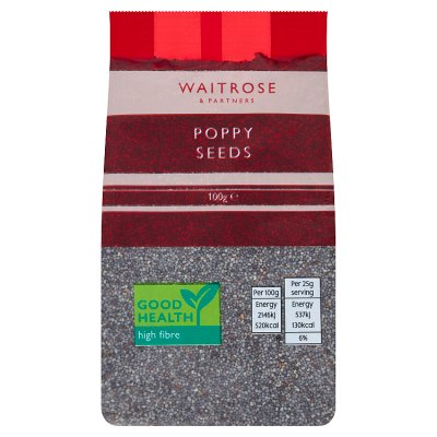 Waitrose Poppy Seeds, 100g