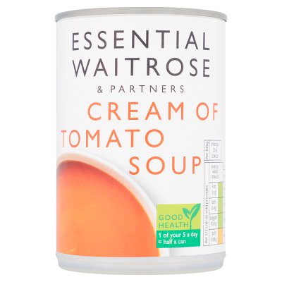Waitrose Essential Cream of Tomato Soup  400g