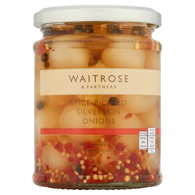 Waitrose Onions Spiced & Pickled, 295g