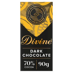 Divine 70% Dark Chocolate 90g