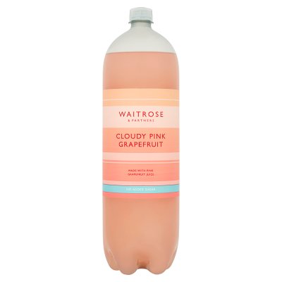 Waitrose Cloudy Pink Grapefruit No Added Sugar  2 Litre