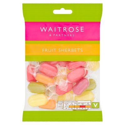Waitrose Fruit Sherbets, 200g