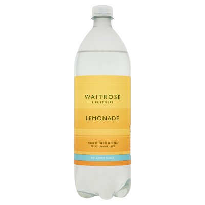 Waitrose No Added Sugar Lemonade    1 litre
