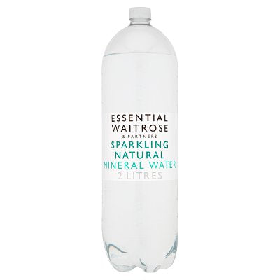 Waitrose Essential Sparkling Natural Mineral Water, 2L
