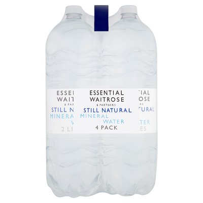 Waitrose Essential Still Natural Mineral Water, 4x2L