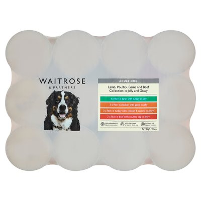 Waitrose Variety Selection in Jelly & Gravy  12 x 400g