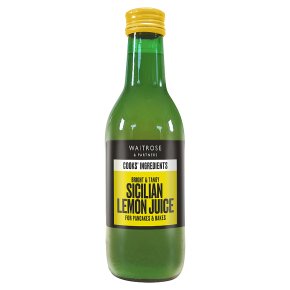 Waitrose Cooks Ingredients Sicilian Lemon Juice 250ml