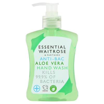 Waitrose Essential Aloe Vera Antibacterial Hand Wash 250ml