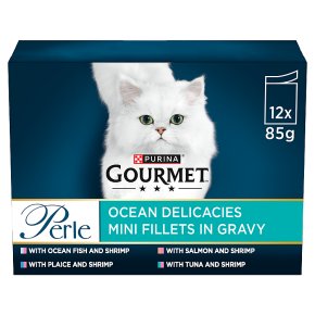 Gourmet Perle Adult Cat Food Ocean Delicacies 85g 12 Pack (1.02kg)