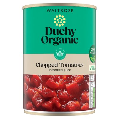Waitrose Duchy Organic Chopped Italian Tomatoes, 400g