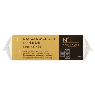 Waitrose No.1 Iced Fruit Cake Bar 400g