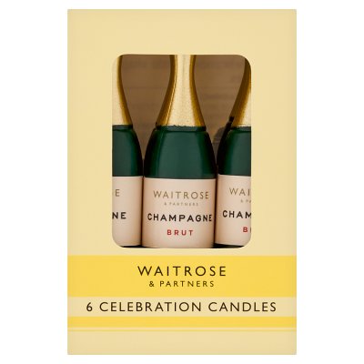 Waitrose 6 Celebration Cake Candles