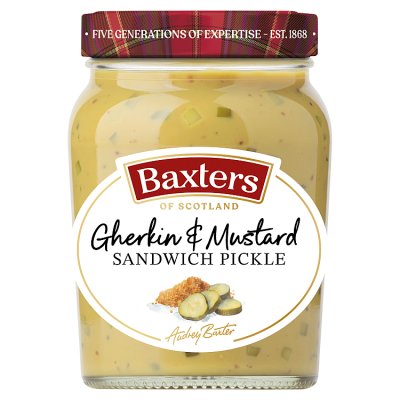 Baxters Gherkin & Mustard Sandwich Pickle 310g