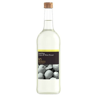 Waitrose No.1 Sparkling Lemon & Mint Presse 750ml