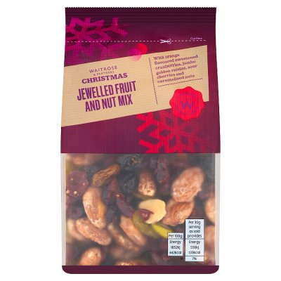 Waitrose Christmas Jewelled Fruit & Nut Mix 250g