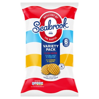 Seabrook Variety Pack, 6x25g