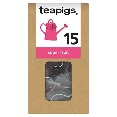 Teapigs 15 Super Fruit Tea Temples, 37.5g