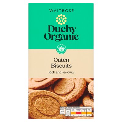 Waitrose Duchy Organic Original Oaten Biscuits 150g