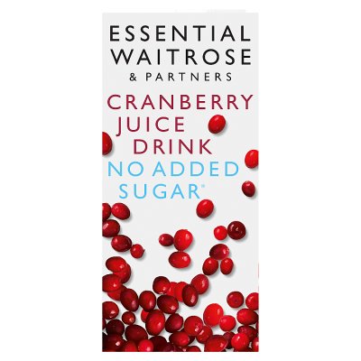 Waitrose Essential Cranberry Juice Drink   1 litre