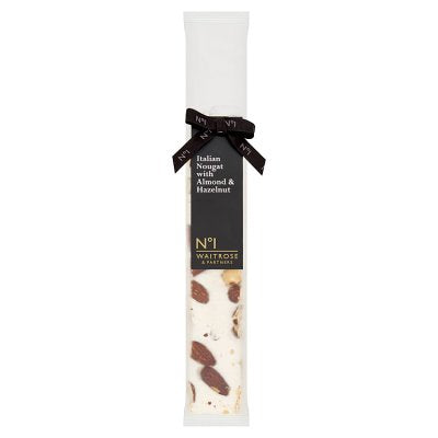 Waitrose No.1 Almond & Hazelnut Italian Nougat 100g
