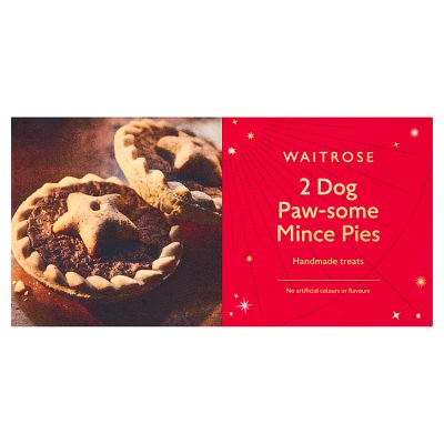 Waitrose Mince Pies for Dogs 2 Each