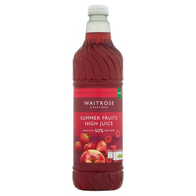 Waitrose Summer Fruits High Juice    1 litre