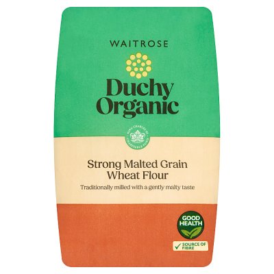 Waitrose Duchy Organic Strong Malted Grain Bread Flour 1.5kg