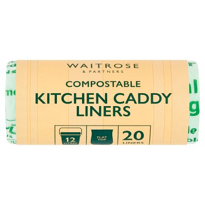 Waitrose 20 Compostable Caddy Liners