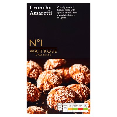 Waitrose No.1 Crunchy Amaretti 140g