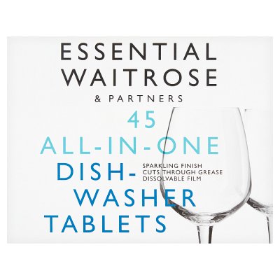 Waitrose 45 All in One Dishwasher Tablets