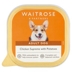 Waitrose Chicken Supreme With Potatoes Wet Dog Food 300g