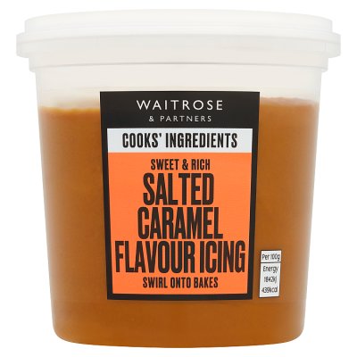 Waitrose Cooks' Ingredients Salted Caramel Icing, 400g