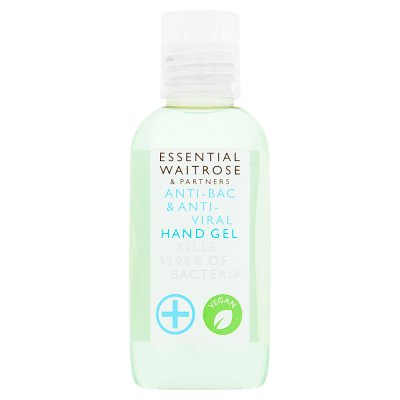 Waitrose Essential Anti-bacterial Hand Gel, 50ml