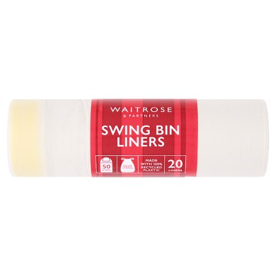 Waitrose Swing Bin Liners  20s