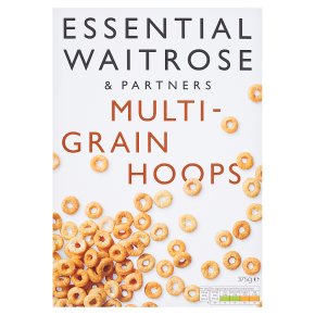 Waitrose Essential Multigrain Hoops 375g