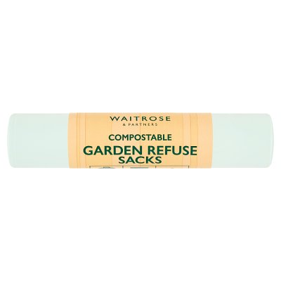 Waitrose Compostable Garden Refuse Sacks  6s