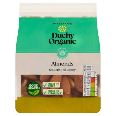 Waitrose Duchy Organic Almonds1 50g