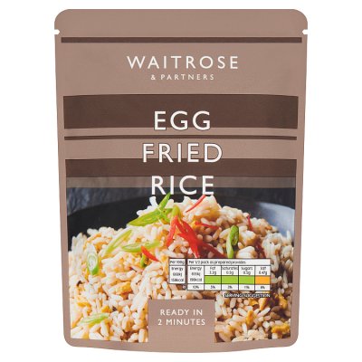 Waitrose Microwavable Egg Fried Rice, 250g