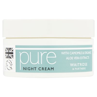 Waitrose Pure Night Cream  50ml