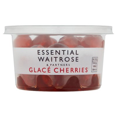 Waitrose Essential Glacé Cherries  200g