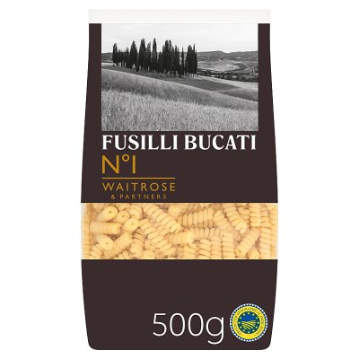 Waitrose No.1 Italian Fusilli Bucati Pasta500g