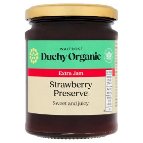 Duchy Organic Strawberry Preserve Extra Jam  340g